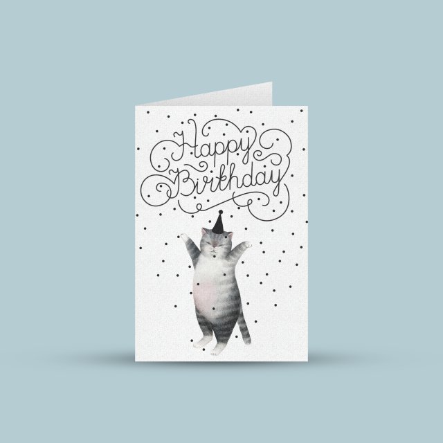 KARTKA URODZINOWA- HAPPY BIRTHDAY