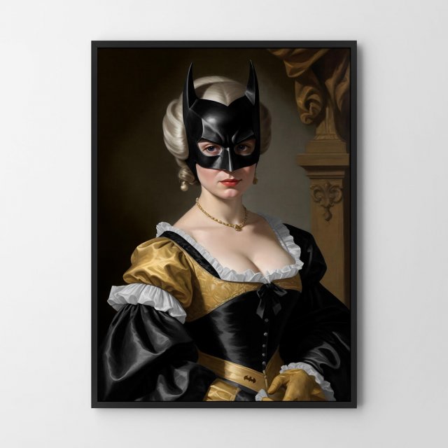 Plakat Batwoman  30x40 cm - super bohater kobieta portret