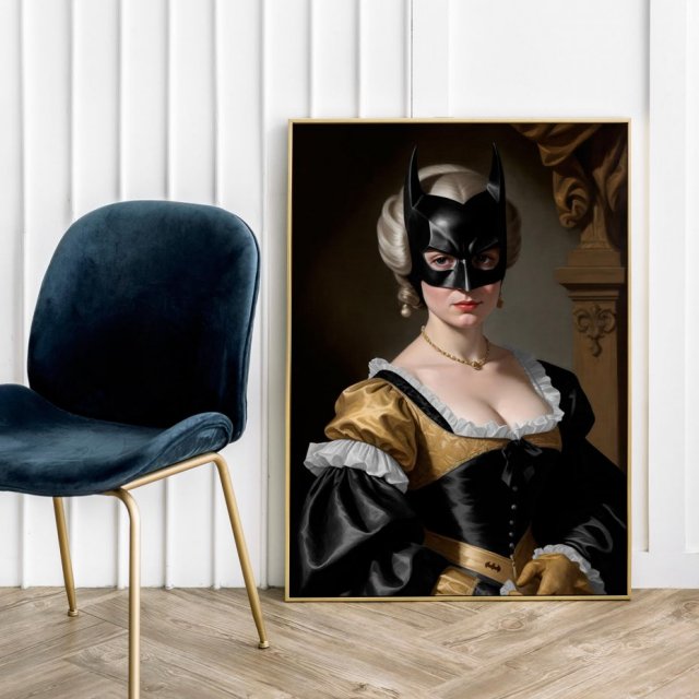 Plakat Batwoman  50x70 cm - super bohater kobieta portret