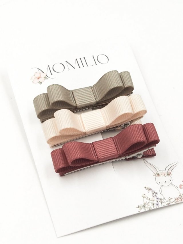 Spinki do włosów kokardki Basic Bow Laura