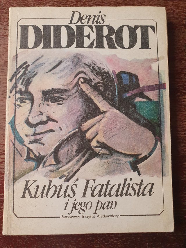 "Kubuś fatalista i jego pan" D. Diderot książka vintage 1984.
