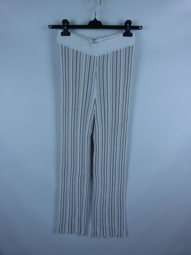 ZARA prążkowane spodnie legginsy szeroka nogawka M mex. 28