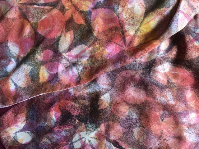 Silk scarf Hand painted - jedwabny szal JEDYNY TAKI - ręcznie malowany