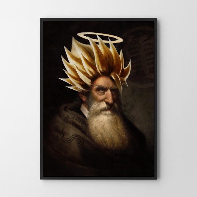 Plakat Super Saiyan - format 30x40 cm