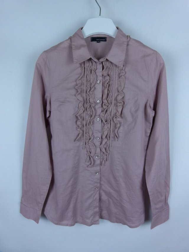 Melo e Grano koszulowa bluzka koszula bawełna / M - 44