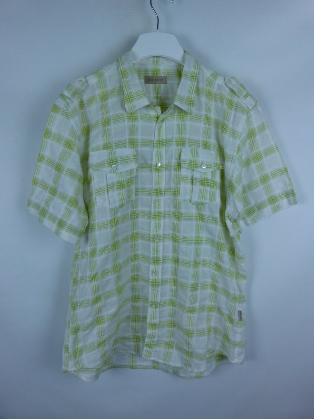 Ted Baker koszula krata bawełna / 6 - XXL