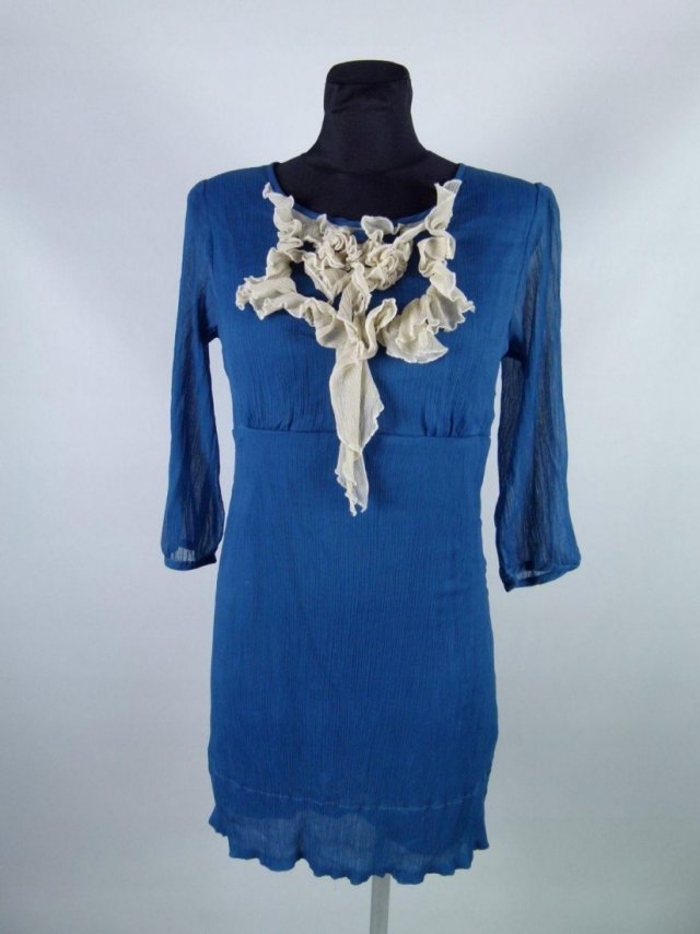 Asos sukienka mini w stylu vintage turkus 12 / 38