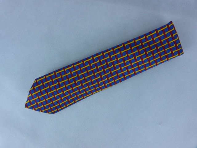 Theo. T. Ginn by John Comfort jedwabny krawat silk
