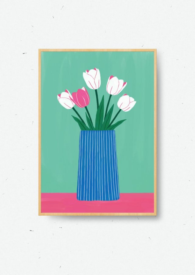 Ilustracja Tulipany