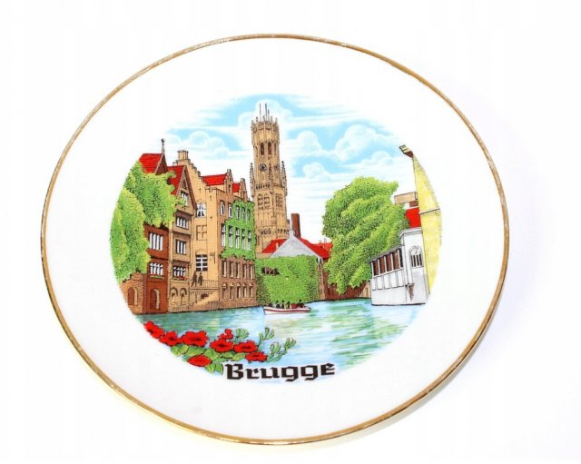 Talerz Germany Brugia dekoracyjny