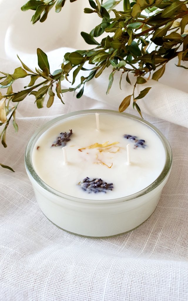 Świeca sojowa o zapachu citronella, świeczka sojowa 100%