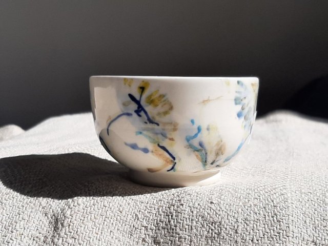 Korona deszczu - Czarka porcelanowa do herbaty