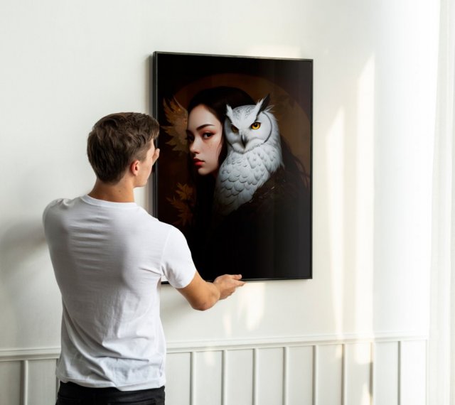 Plakat W cieniu - format 40x50 cm
