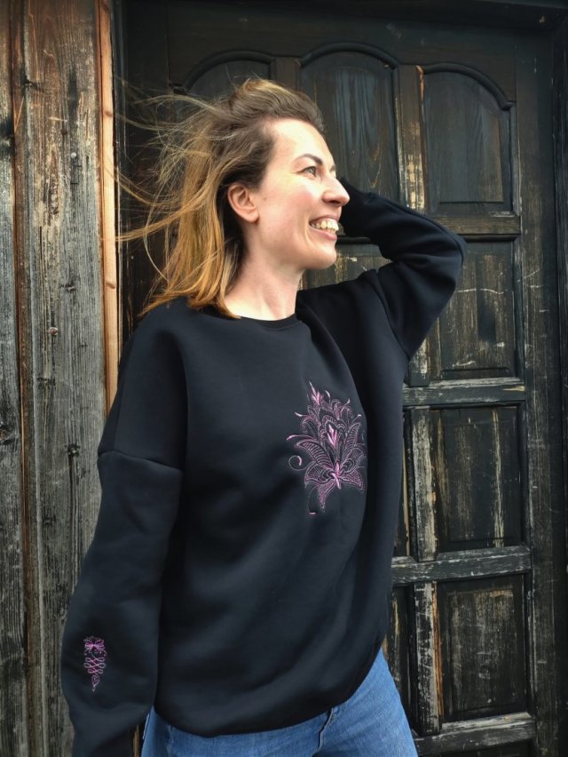 Bluza oversize lotos rozmiar S/M