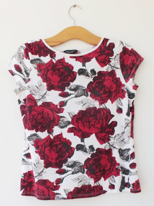 RÓŻE bluzka vintage Dorothy Perkins