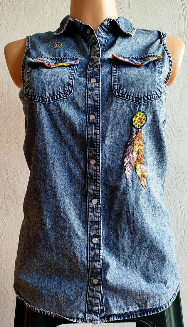 Urocza bluzka w stylu boho