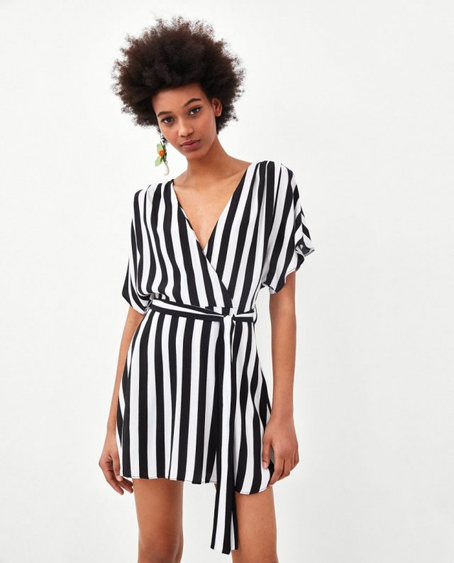 ZARA - KOMBINEZON W PASKI - XS