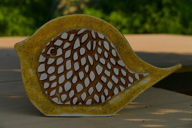 Ceramiczny ptak duży
