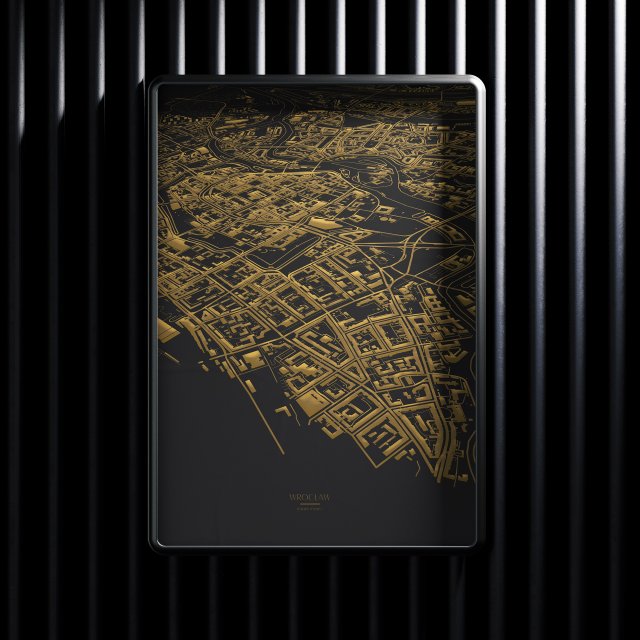 Plakat Miasto - Wrocław 50x70 cm