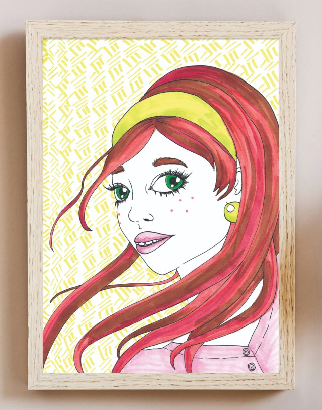 Plakat Limonkowa Lucy A3