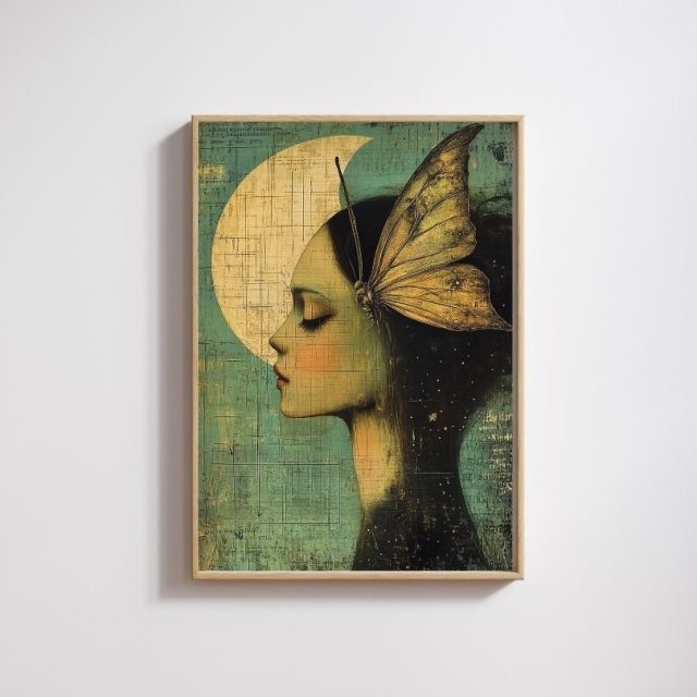 GRAFIKA A4 LADY MOON 6