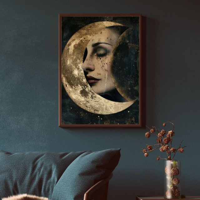 GRAFIKA A4 LADY MOON 10