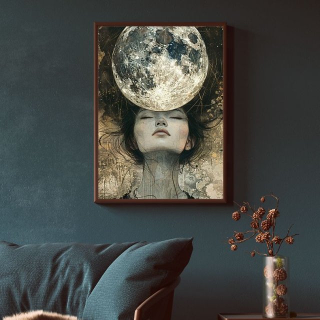 GRAFIKA A3 LADY MOON 11