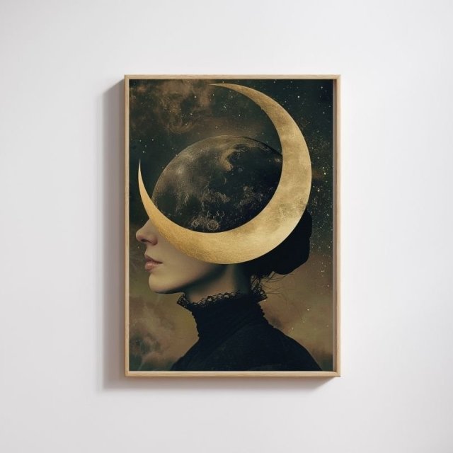 GRAFIKA A3 LADY MOON 14