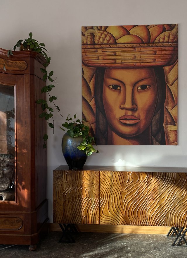 Obraz na płótnie - Alfredo Ramos Martinez, mexico art, sztuka meksykańska, indian woman, indianka, folk art, gift