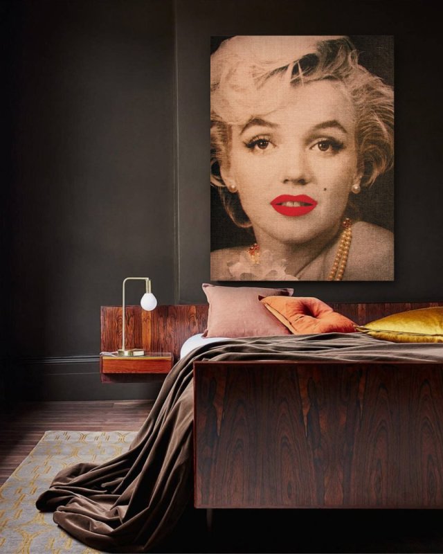 Obraz na płótnie -  Marylin Monroe portret, modelka, portret modelki, ikona mody, fashion, aktorka