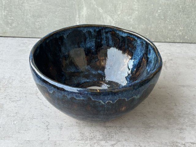 Umywalka rękodzieło morska głębia