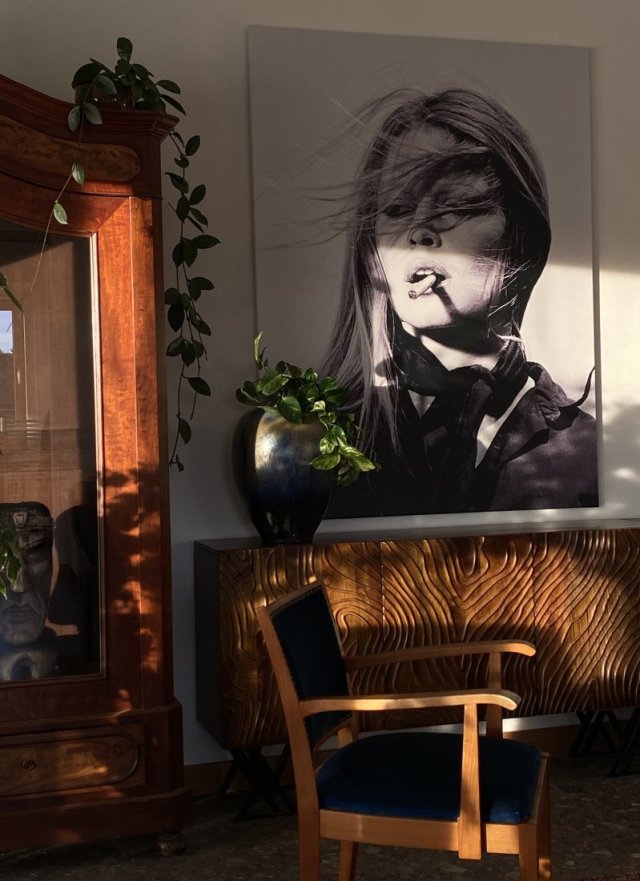 Obraz na płótnie - portret Brigitte Bardot, portret aktorki, portret modelki