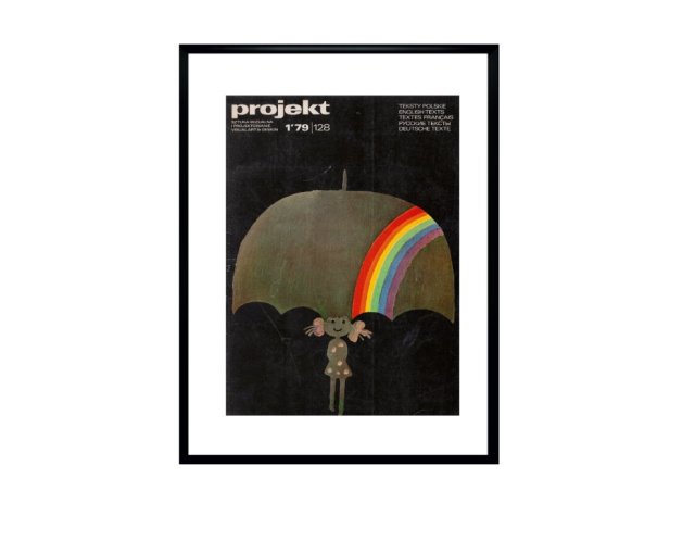 Oprawiona okładka czasopisma PROJEKT ze stycznia 1979 r, aut. Janusz Stanny