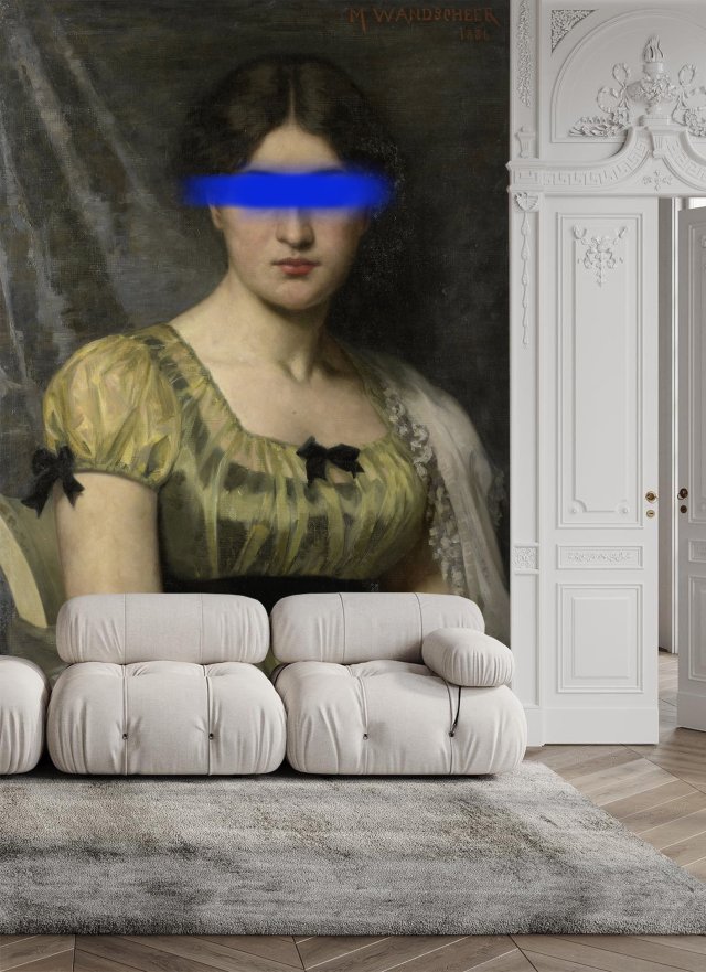 Tapeta - Nieznajoma, portret, modna tapeta,