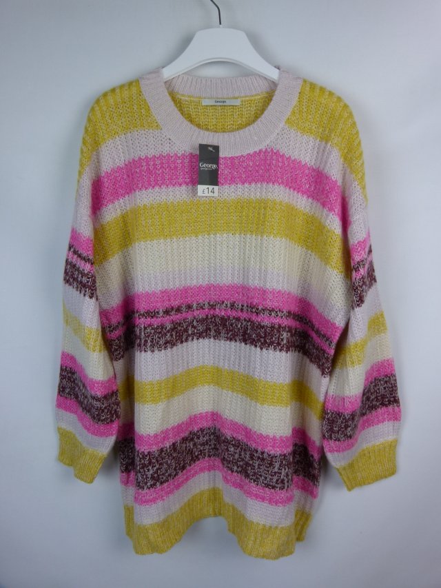 George wielokolorowy sweter / XL z metką