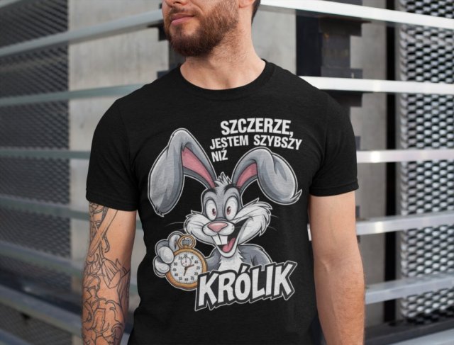 KOSZULKA MęskaT-SHIRT CZARNA , BIAŁA w rozmiarach S, M, L, XL, XXL