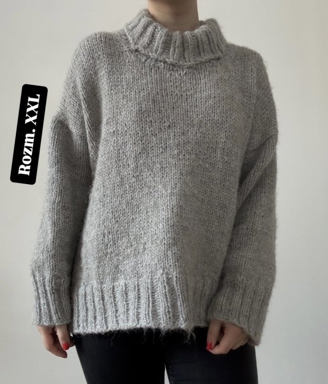 Sweter z golfem