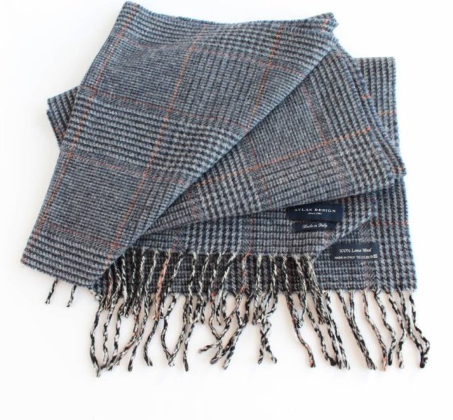 EXCLUSIVE 100% wool SCARF Atlas Design