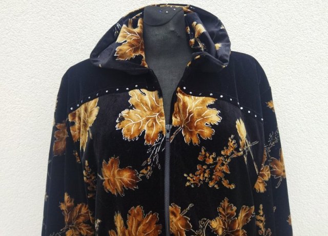 DEFI PARIS -  WELUROWA  KURTKA REZERWACJA 11*