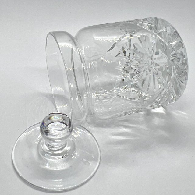 Klasa!  ❤ Luxury England Crystal ❤ Kryształowy pojemnik do konfitur ❤ Ręczne wykończenie