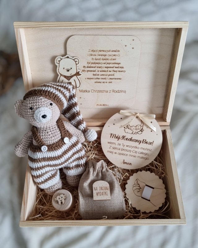 BOX PREZENTOWY URODZINY, NARODZINY, CHRZEST