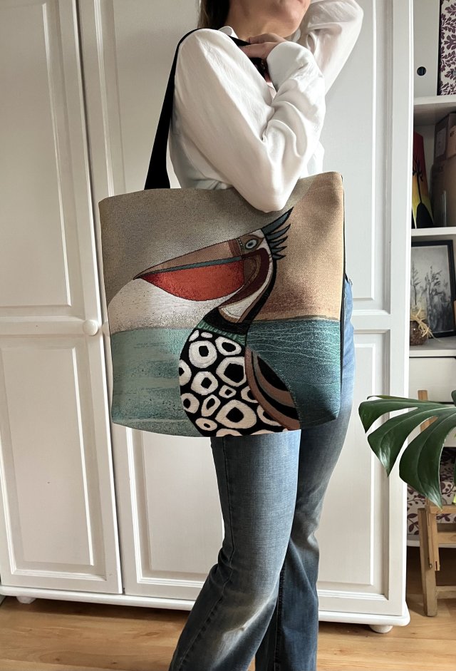 Torba shopper gobelinowa Pelikan