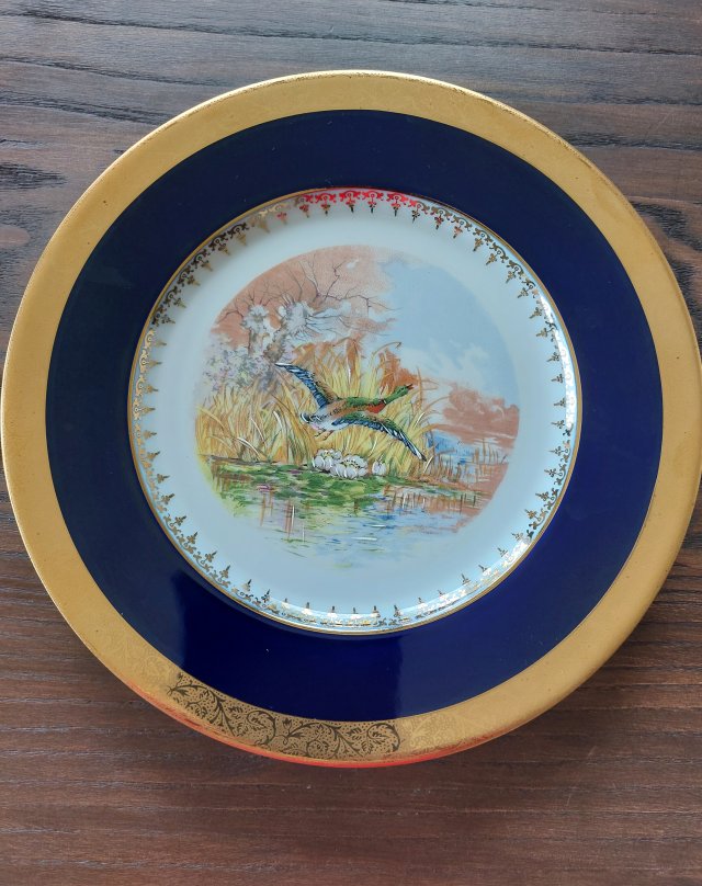 Artoria Limoges France dekoracyjny talerz porcelanowy  vintage