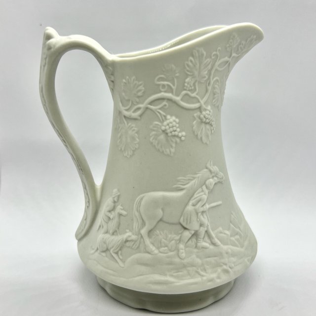 Portmeirion Parian ❀ڿڰۣ❀ Mlecznik z biskwitowej porcelany ❀ڿڰۣ❀ Scenki rodzajowe