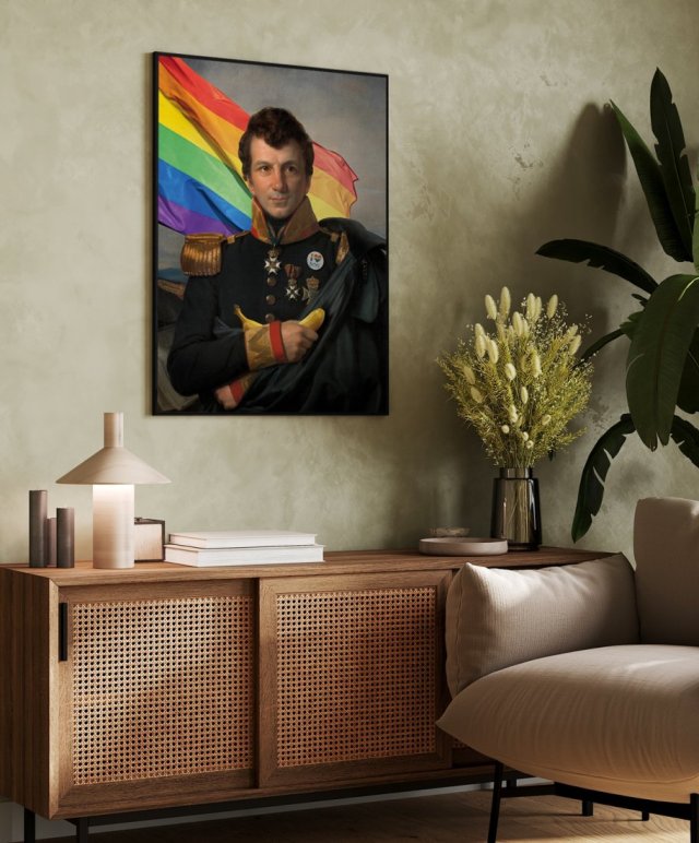 Plakat Kolorowy Generał 40x50 cm