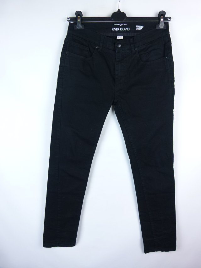 River Island stretch skinny jeans spodnie dżins W32 L30