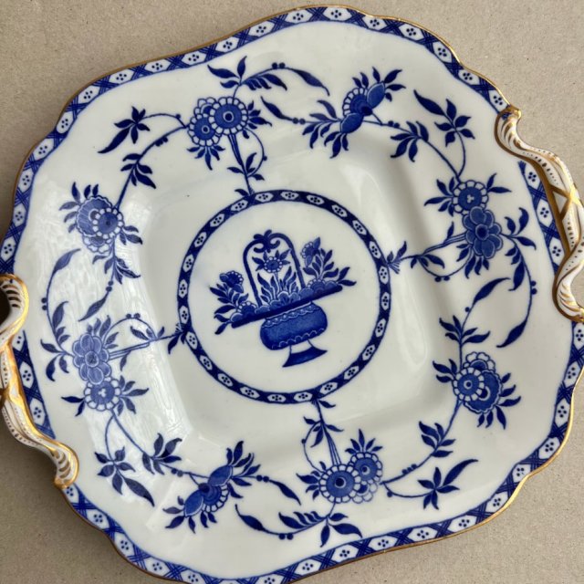 Muzealny okaz! ❤ Antique Minton Delft  ❤ Zabytkowa porcelana z 1870 roku ❤ Bardzo rzadka patera