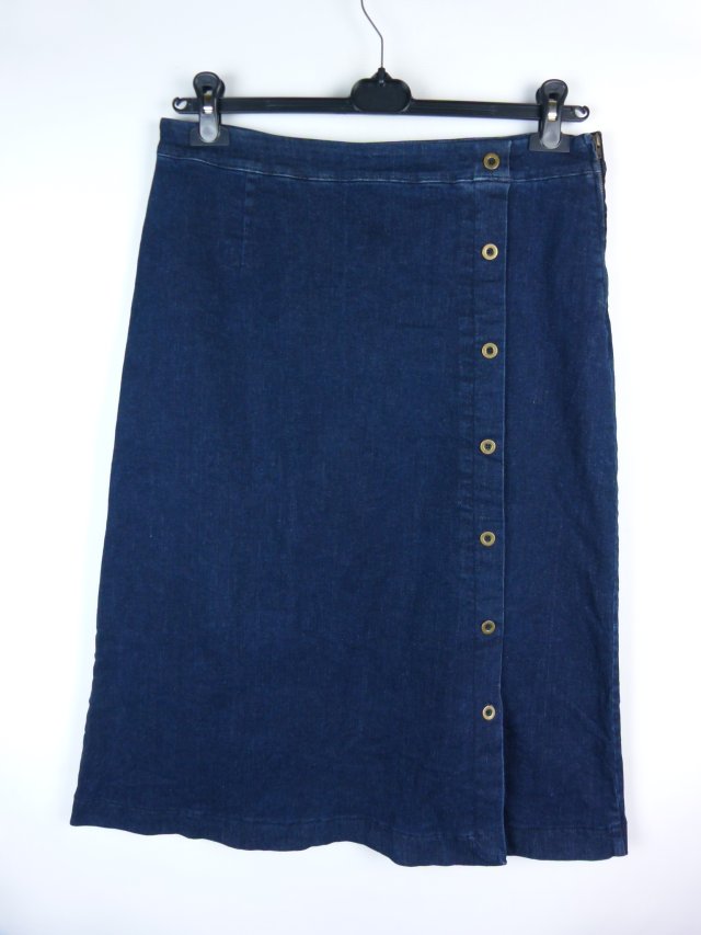 Laura Ashley jeans spódnica midi dżins 14 / 40