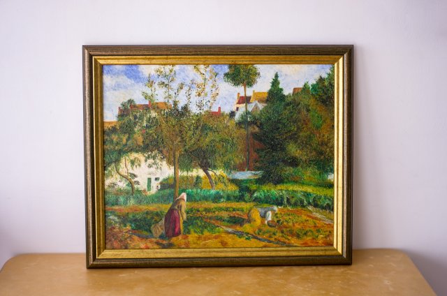 Obraz olejny według Vegetable Garden at the Hermitage Camille Pissarro