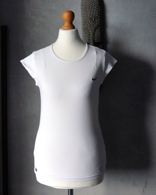 Bluzka t-shirt top sport organic cotton NIKE XS S